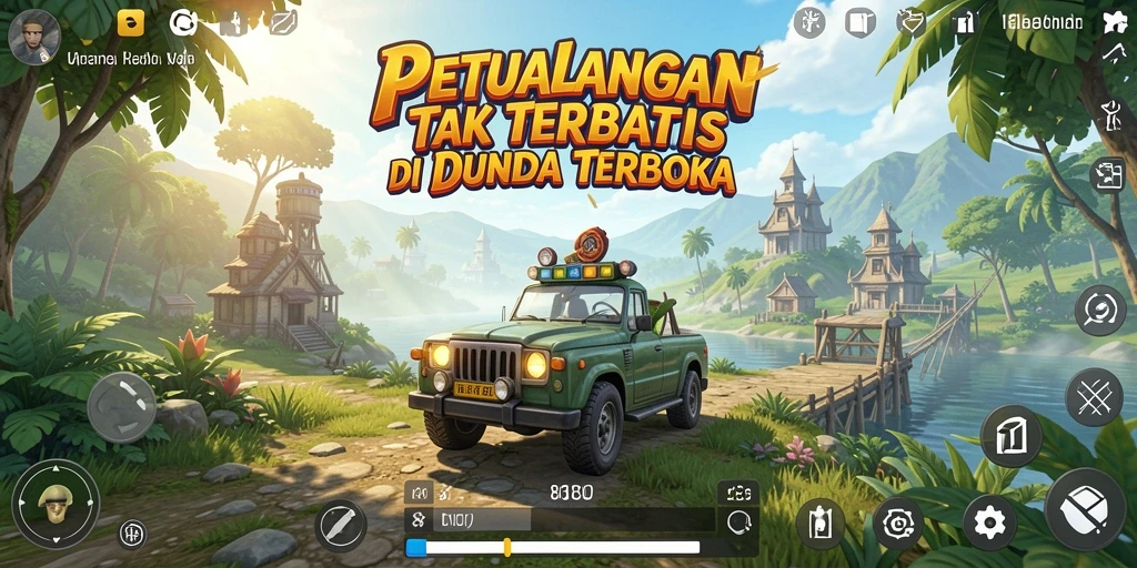 Tangkapan layar dari gameplay Open World yang mendebarkan.