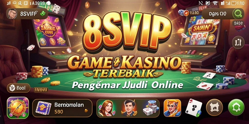 Screenshot gameplay 8SVIP menampilkan suasana Kasino yang menarik.