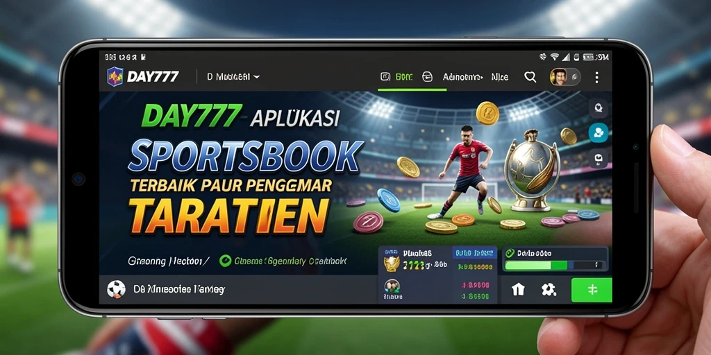 Tampilan gameplay menarik dari aplikasi Sportsbook DAY777.