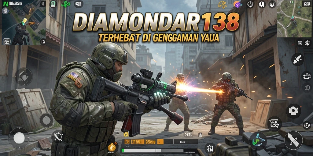 Gameplay mendebarkan dalam DIAMOND138 dengan aksi tembak-menembak intens.