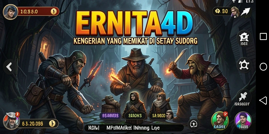 Screenshot gameplay kengerian ERNITA4D yang menghadirkan suasana mendebarkan.