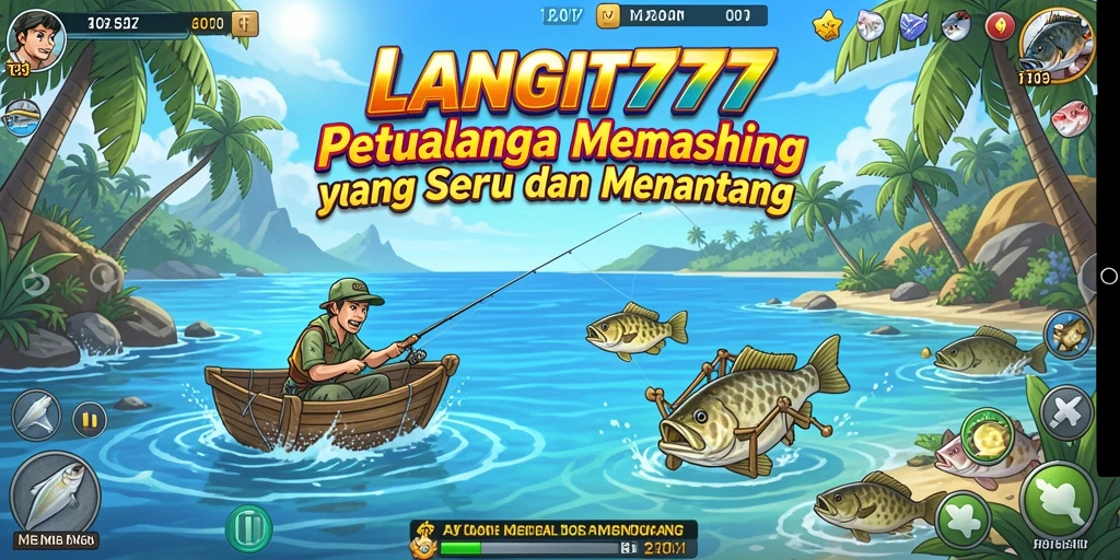 Tangkapan ikan yang menakjubkan di LANGIT777, nikmati gameplay memancing yang seru.