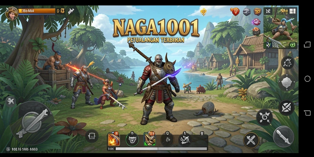 Tampilan gameplay yang menakjubkan di dunia terbuka NAGA1001.