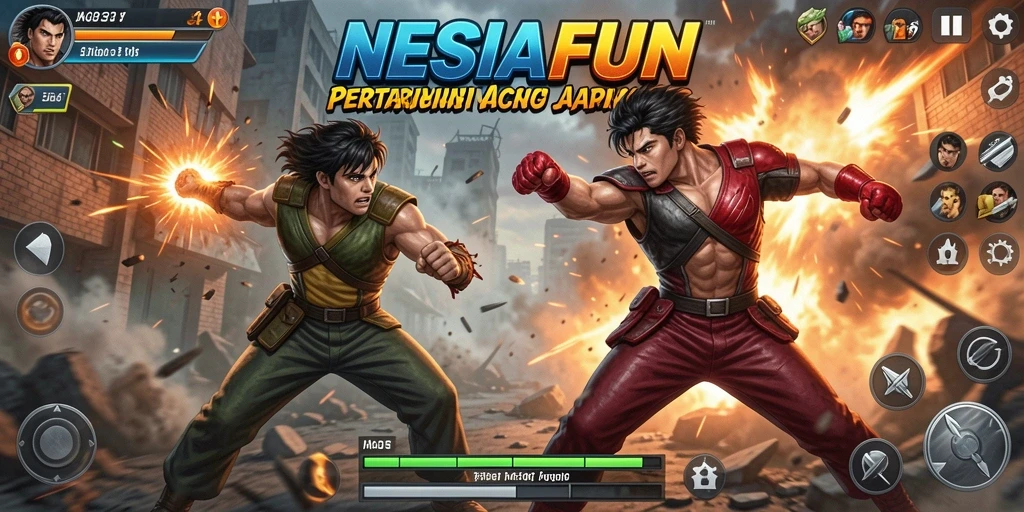 Gameplay seru dan menegangkan dari NESIAFUN dengan aksi yang intens.