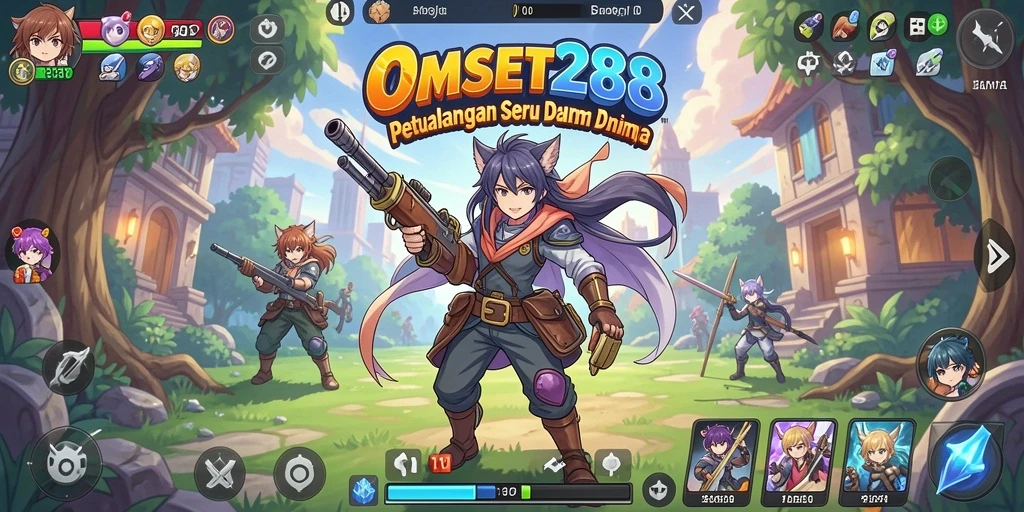 Tampilan menarik dari gameplay Anime yang penuh warna dan seru.
